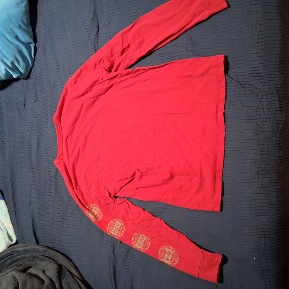 American Eagle Outfitters Vibrant Red Shirt